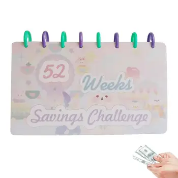 Money Saving Challenge For Budgeting Book And Savings Challenges Book For Money Organizer 52 Weeks Money Organizer And