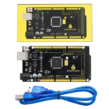2020 НОВАЯ плата Keyestudio MEGA Development 2560 с последовательным чипом USB CP2102 + USB-кабель, совместимый с Arduino Mega 2560