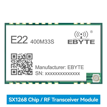 SX1268 433 МГц 33 дБм LoRa RF Модуль SMD IPEX Штамп Отверстие 2W E22-400M33S 16 км Беспроводной передатчик и приемник данных дальнего действия