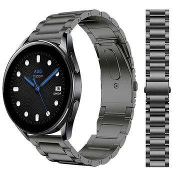 Для Xiaomi Watch S1 Pro/S2 46 42 мм Ремешок для смарт-часов для Mi Watch цветной/активный титановый металлический ремешок 22 мм Браслет для часов Correa