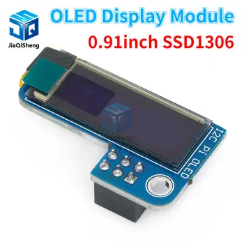 0,91-дюймовый OLED-дисплей 128x32 I2C IIC SSD1306 синий модуль OLED для RPI Raspberry Pi 1, B+, Pi 2, Pi 3 и Pi Zero