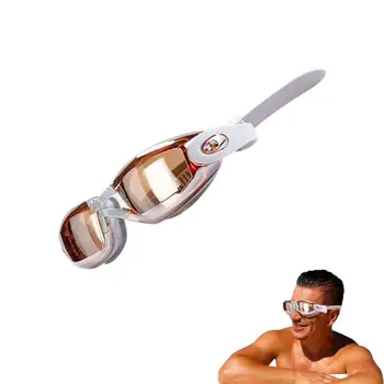 Взрослые очки для плавания Взрослые мужчины Женщины Очки для плавания с полной защитой Без протекания Регулируемые удобные очки для плавания