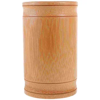 Настольный держатель кухонной утвари Бамбуковый держатель для ручек Органайзер для кухонных столовых приборов