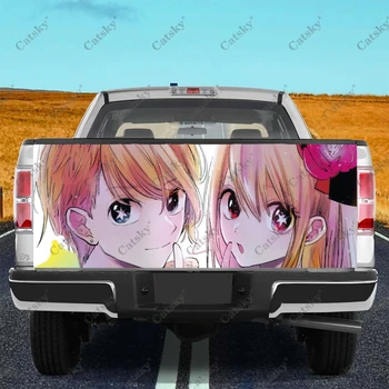 Oshi No Ko аниме наклейки на автомобиль модификация хвоста грузовика покраска автозапчастей ПВХ декоративные автомобильные наклейки на хвост грузовика наклейки на покраску хвоста грузовика