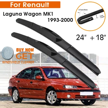  Щетка стеклоочистителя для Renault Laguna Wagon MK1 1993-2000 Лобовое стекло Резиновая заправка Стеклоочиститель переднего стекла 24 