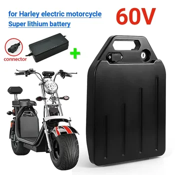 Harley Электромобиль Литиевая батарея Водонепроницаемый аккумулятор 18650 60 В 20 Ач для двухколесного складного электрического скутера Citycoco Электрический скутер Велосипед