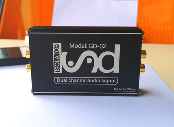 Профессиональный шумоподавитель GD-02 Аудиоизолятор Рекуррентный шумоподавитель Фильтр сигнала Общее заземление Защита от помех