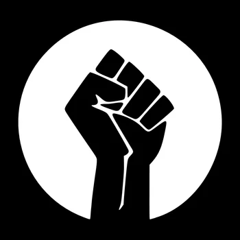  Горячая распродажа НОВЫЙ Black Lives Matter Кулак Логотип Автомобиль Окно Виниловая наклейка Наклейка Флойд Джордж Наклейки для ноутбуков, мотоциклов, автомобилей