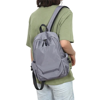 Модный мужской рюкзак Маленькая черная школьная сумка через плечо для мужчины 2023 Холст Дизайнер Водонепроницаемые спортивные туристические мужские рюкзаки