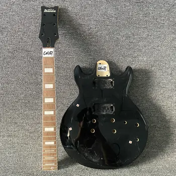 CN137CB137 Подлинные гитарные комплекты Ibanez серии GIO LP Черный цвет T-O-M Бриджи и тремоло с грифом Один набор для самостоятельной замены
