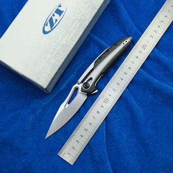LEMIFSHE Box ZT 0990 Настоящий углеродный волокно Керамический подшипник Mark 20CV Выживание Тактический открытый EDC Инструмент Складной лагерь Карманный нож