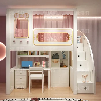 Детская кровать, под кроватью, письменный стол, многофункциональная комбинация, домик на дереве, шкаф, встроенная гардеробная для взрослых, кровать, небольшой блок