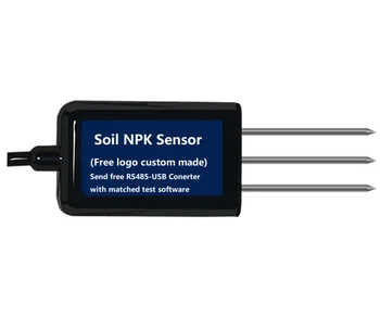 Датчик NPK почвы Онлайн-мониторинг RS485 Цифровой сигнал GPRS Датчик NPK почвы