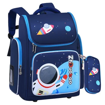 2024 Водонепроницаемые детские школьные сумки для мальчиков и девочек Детская мультяшная сумка Ортопедический первичный рюкзак mochilas infantil