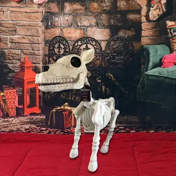 Хэллоуин Лошадь Скелет Статуэтка Настольный Орнамент Для Подарков Центральный элемент