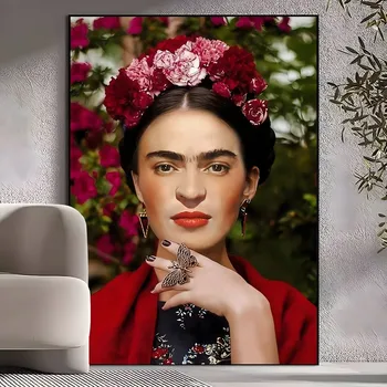 F-Frida K Женщины Искусство Плакат Плакат Горячий Альбом Обложка Картинки Для Комнаты Холст Печать Домашняя Стена Арт Декор Подарок