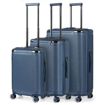3 Багажные наборы Легкий прочный спиннер Жесткий чемодан с замком TSA Набор чемоданов из АБС-пластика
