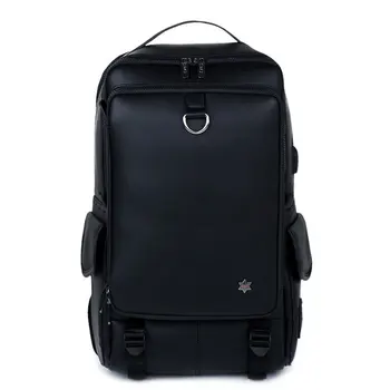 Высококачественный модный рюкзак для путешествий PU Мужской рюкзак Студент Школьная сумка Рюкзак ежедневный мужской рюкзак большой рюкзак