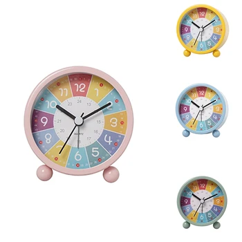 Образовательные настенные часы для обучения детей, бесшумные нетикающие декоративные часы для классных комнат или спален