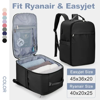 Ryanair Рюкзак 40x20x25 Ручная кладь, Дорожный рюкзак для ручной клади Easyjet 45x36x20, Рюкзак для ноутбука для женщин/мужчин