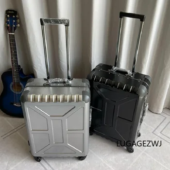 Чемодан для путешествий по внешней торговле с вращающимися колесами Высококачественная алюминиевая рама Экспорт багажа на колесиках