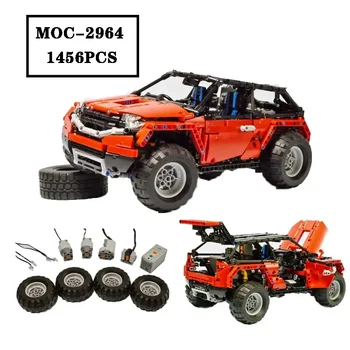 Классический строительный блок MOC-2964 Компактный внедорожник высокой сложности Сборка Модель 1456PCS Взрослый и детский игрушечный подарок