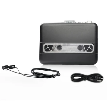 Портативный USB-кассетный радиоплеер USB-кассета в MP3-конвертер Музыкальный плеер Walkman Кассетный магнитофон Прочный