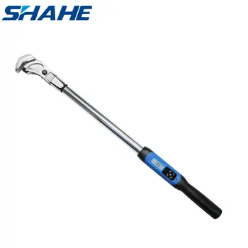 SHAHE 17-340 Нм/20,5-410 Нм Цифровой динамометрический ключ с арматурной головкой Высокоточный электронный динамометрический ключ ±3% с зуммером и светодиодом