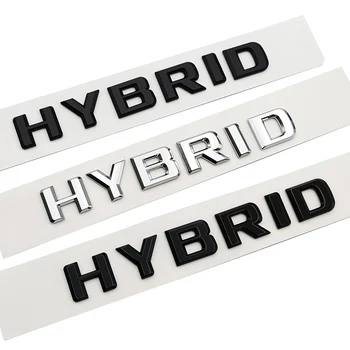 3D ABS Хромированные буквы Автомобильный багажник Значок Гибридная эмблема Логотип для Mercedes A B C E CLA GLA GLE W205 W204 W213 W212 X156 Аксессуары