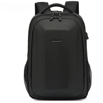Рюкзак мужской компьютерный рюкзак бизнес трехмерный рюкзак простой компьютерная сумка водонепроницаемая сумка для мотоцикла черный