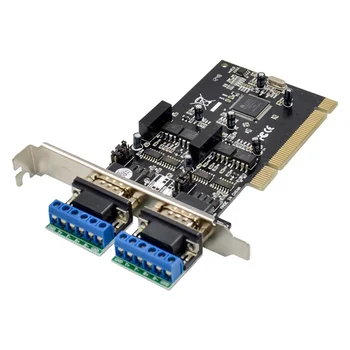 ST330 PCI MCS9865 2S Промышленная плата адаптера последовательного порта RS422/RS485 Многофункциональная плата расширения