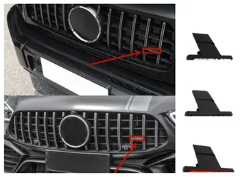 1X эмблема решетки радиатора ABS для AMG Mercedes W212 W202 W211 W210 W205 CLA CLS GLK Наклейка на решетку радиатора Эмблема Значок Наклейка