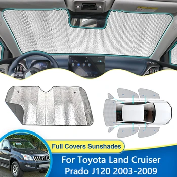 Оконный козырек для Toyota Land Cruiser Prado J120 LC120 Lexus GX 470 2003~2009 Солнцезащитные козырьки Солнцезащитные ветровые стекла Шторы для защиты от ультрафиолета