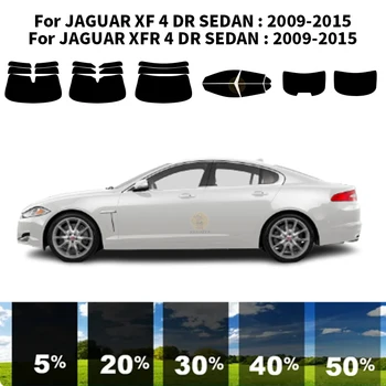  предварительно нарезанная нанокерамика автомобиль УФ тонировка окон комплект автомобильная оконная пленка для JAGUAR XFR 4 DR СЕДАН 2009-2015
