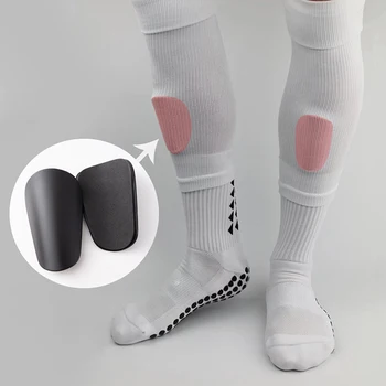 1 пара мини-футбольная накладка на голень износостойкая амортизирующая защита ног легкий портативный футбольный тренировочный хвостовик