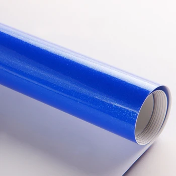 SUNICE Gloss Diamond Blue Виниловая пленка с выпуском воздуха Простая в установке клейкая пленка для автомобиля Винил 152 см X50 см Deco