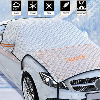 ISFRIDAY 7-слойный утолщенный автомобильный снежный чехол очень большой защитный чехол на лобовое стекло автомобиля снегозащитный козырек против замерзания