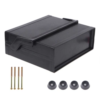 LXAF Водонепроницаемый пластиковый электронный корпус Project Box черный 200x175x70 мм