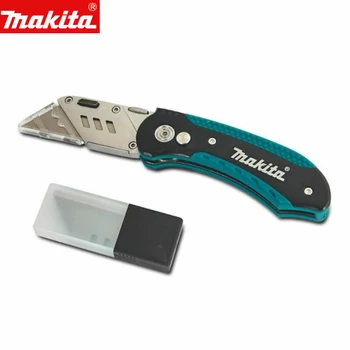 Makita E-10908 Быстросменный складной универсальный нож Сверхмощный нож для обоев с 10 лезвиями