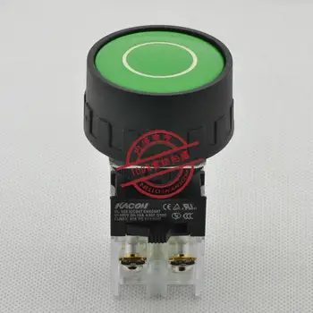 [ SA ]Kaikun KACON 22 мм кнопочный переключатель самосбрасывающийся K22-21G10-B40 пластиковый защитный круг 1НО--10ПК/ЛОТ