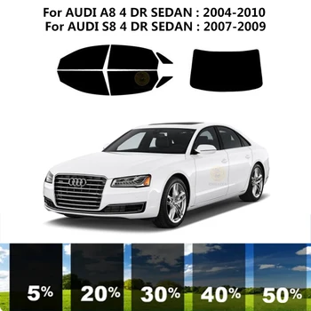  предварительно нарезанная нанокерамика автомобильный УФ тонировка окон комплект автомобильная оконная пленка для AUDI A8 4 DR СЕДАН 2004-2010