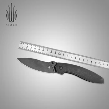Kizer Складной карманный нож Doberman Ki4639A1 2023 Новый титановый нож со стальным лезвием S35VN На открытом воздухе Полезные инструменты для кемпинга