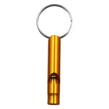4,6 см металлический кулон для свистка с брелоком для ключей для выживания на открытом воздухе аварийные мини-свистки