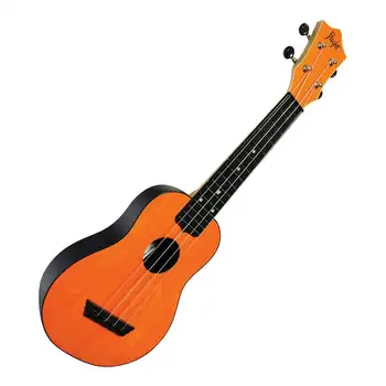 Оранжевая укулеле сопрано