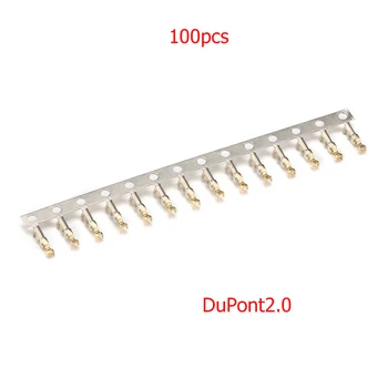 100 шт. DuPont 2.0 2.0 мм клеммный провод кабель для корпуса 2,0 мм с шагом 2,0 мм женский штекерный разъем