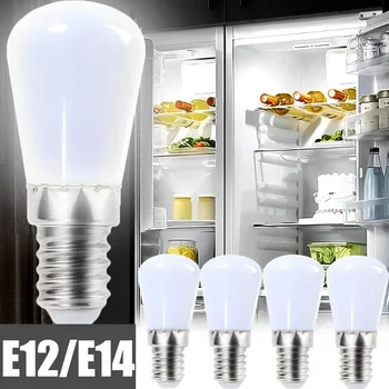 4 / 1 шт. E12 / E14 Лампочка Светодиодные лампы для холодильника 220 В Светодиодная лампа для холодильника Винтовая лампа для витрин холодильника