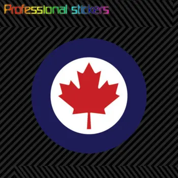 Королевские ВВС Канады Круглая наклейка Высечка Наклейка Канада RCAF CAN CA Наклейки для мотоциклов, автомобилей, ноутбуков, телефонов