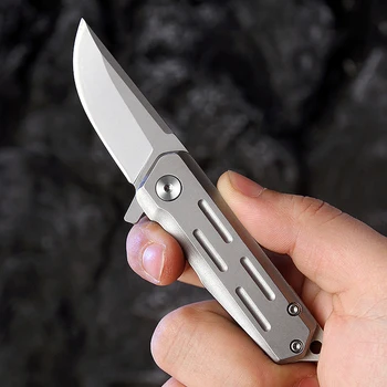 Mini D2 Стальные карманные ножи ручной работы EDC Открытый Небольшой Тактический Охотничий Резак Самооборона Кемпинг Складной Острый Дорожный Нож