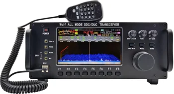 20 Вт 0-750 МГц Wolf Всережимный приемопередатчик DDC / DUC Мобильное радио НЧ/КВ / 6M / УКВ / УВЧ трансивер для UA3REO с WIFI