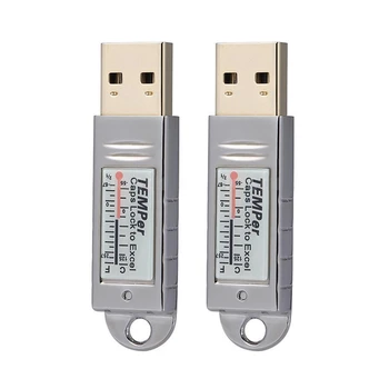 2X USB Термометр Датчик Датчик Данных Регистратор Данных Регистратор Для ПК Windows XP Vista / 7